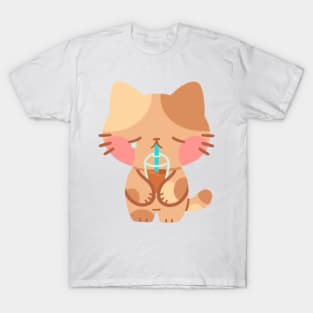 Sad Coffee Cat T-Shirt